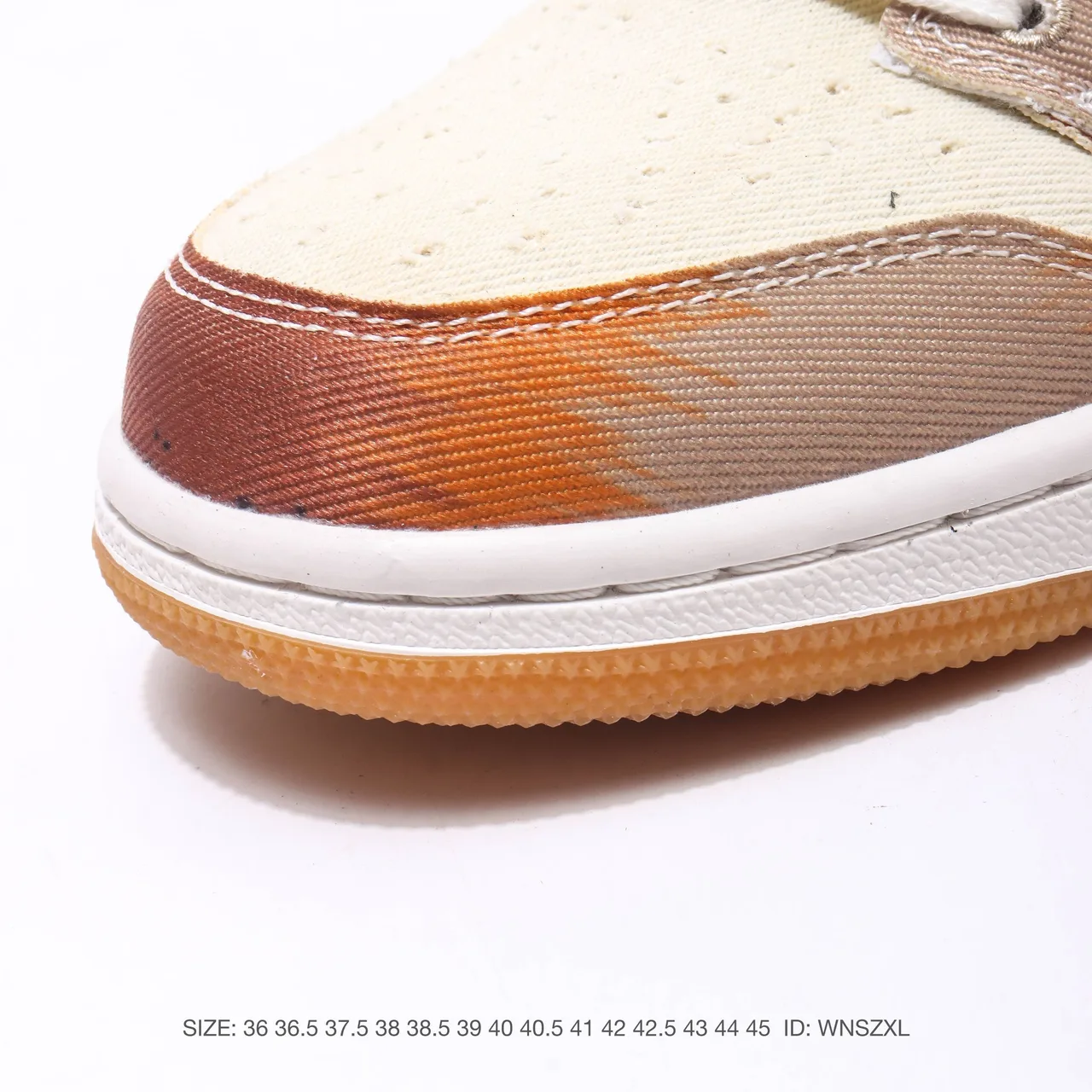 Nike Air Jordan Low Sneakers in Cream · view 7