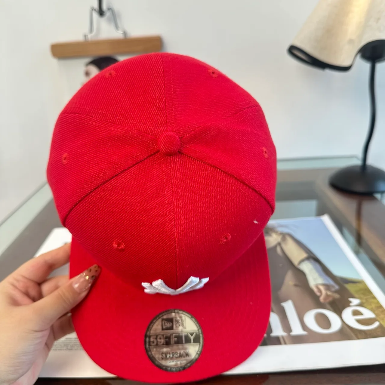New Era NY baseball cap in Green & Black & Grey & Red · view 6