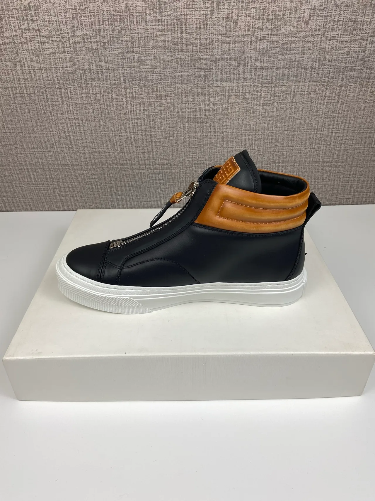 Givenchy Cowhide G Set High-Top Sneakers in Black · view 8