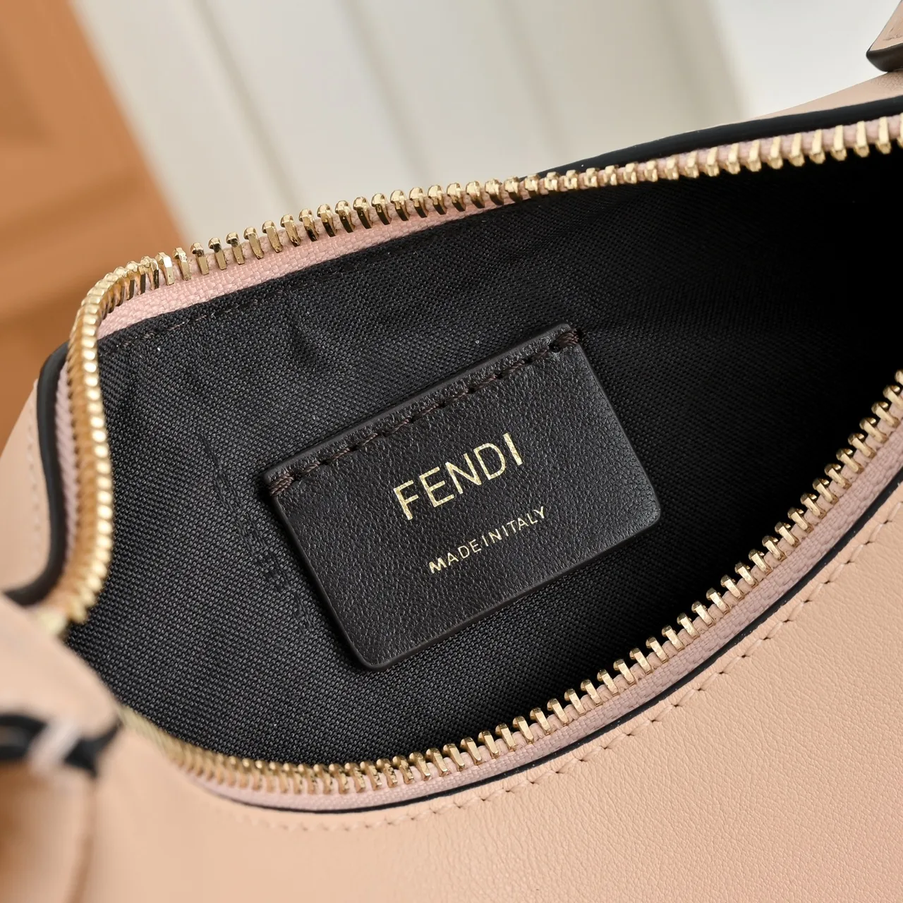 Fendi Crescent Shoulder Bag in Pink · view 7