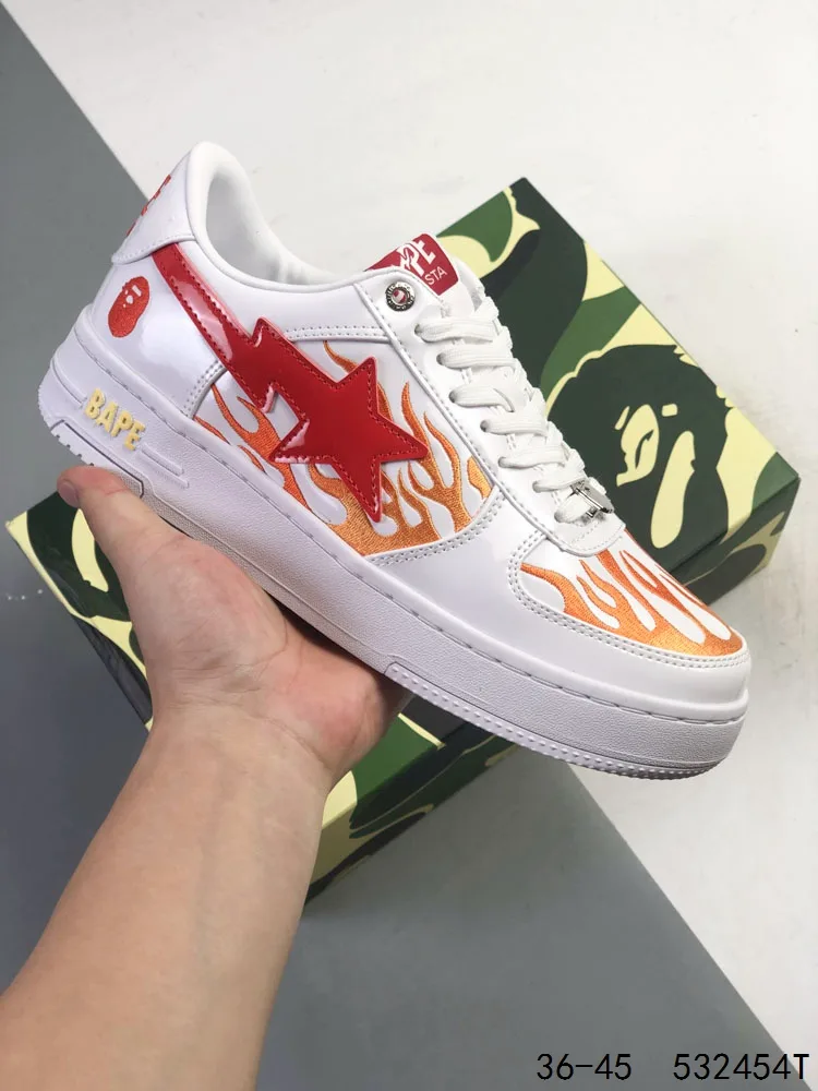 BAPE Sneakers in White · view 1