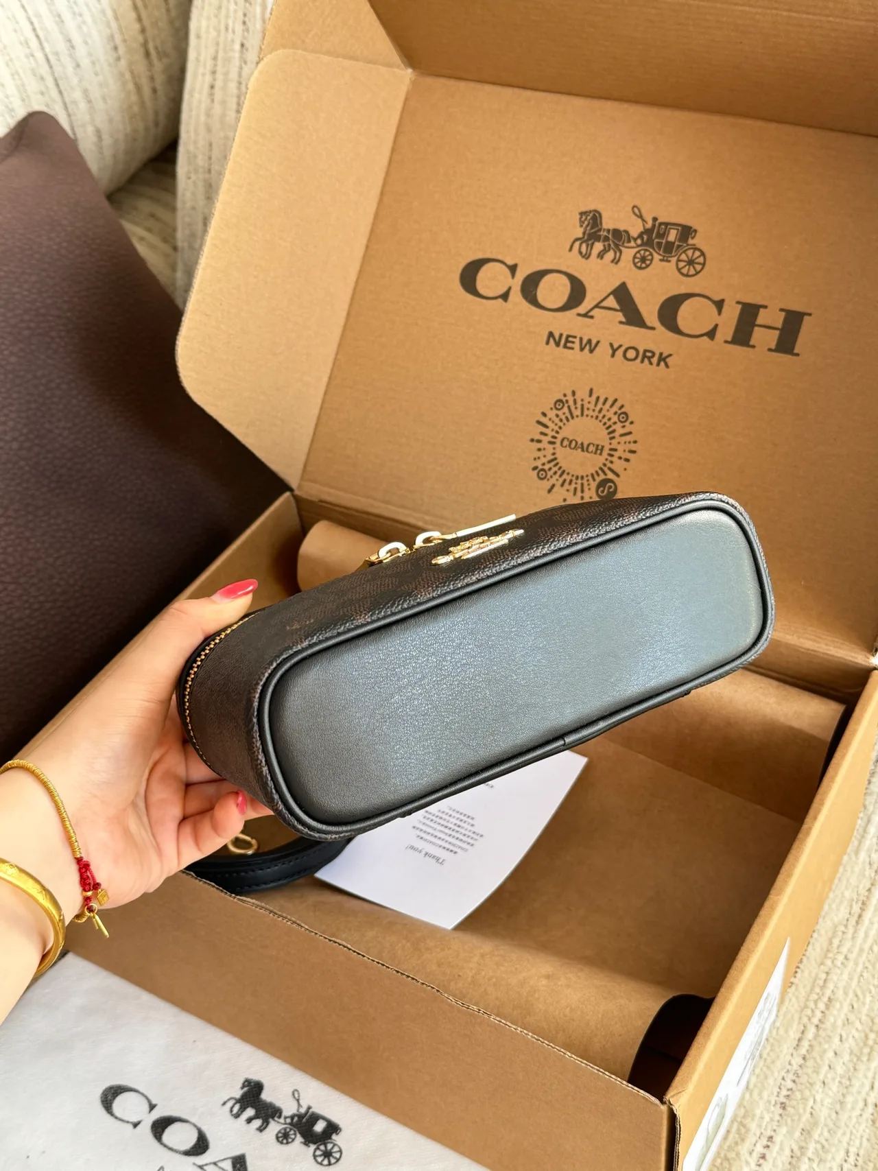 Coach Clutch in Black · view 5