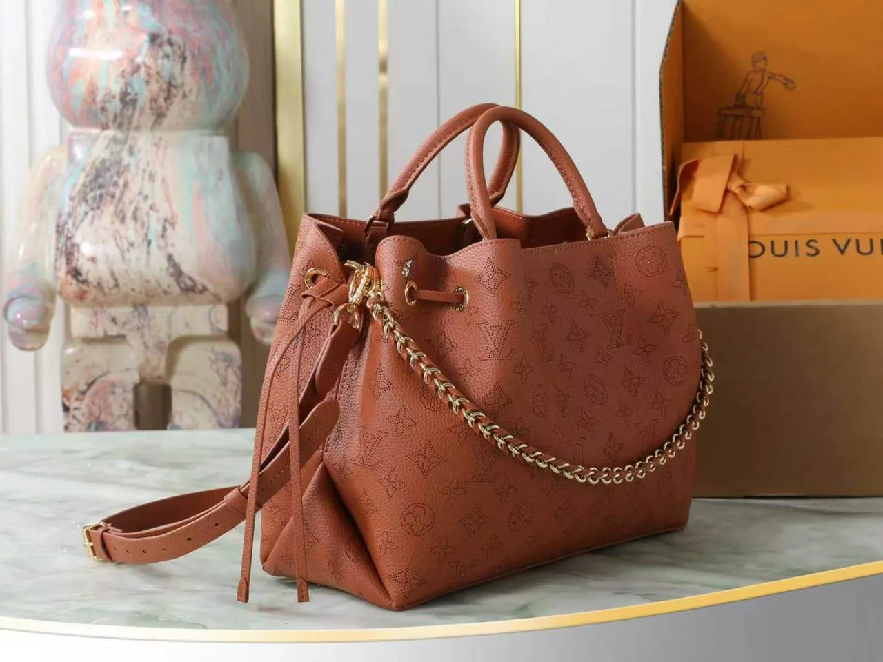 Louis Vuitton Leather Crossbody Bag in Brown · view 2