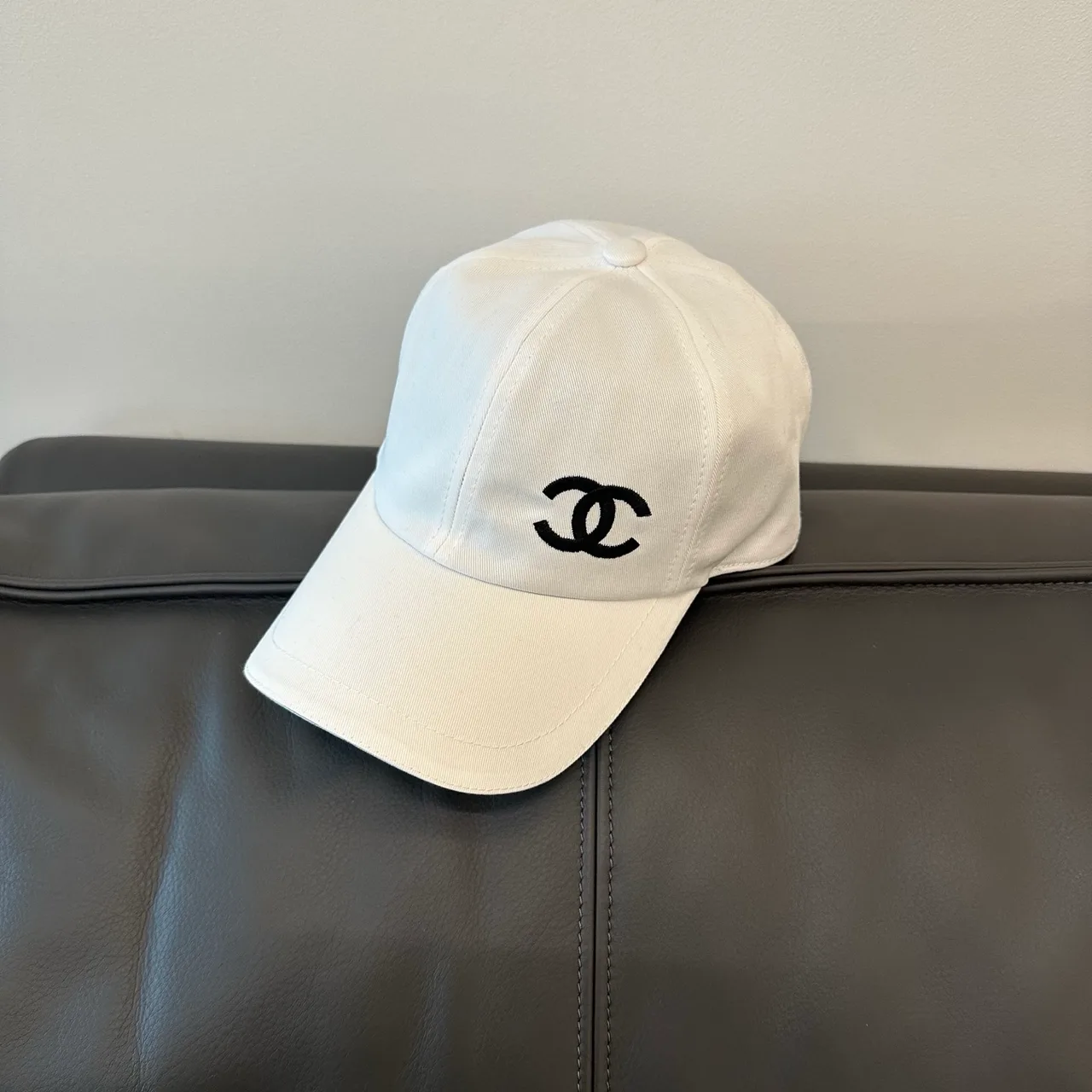 Chanel CC Baseball Cap in Black & White · view 2