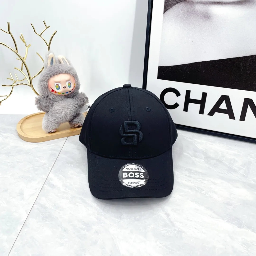 Boss Monogram Baseball Cap in Black · view 5
