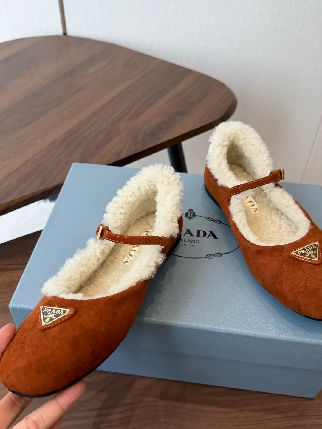Prada Mary Jane Shoes in Brown · view 5