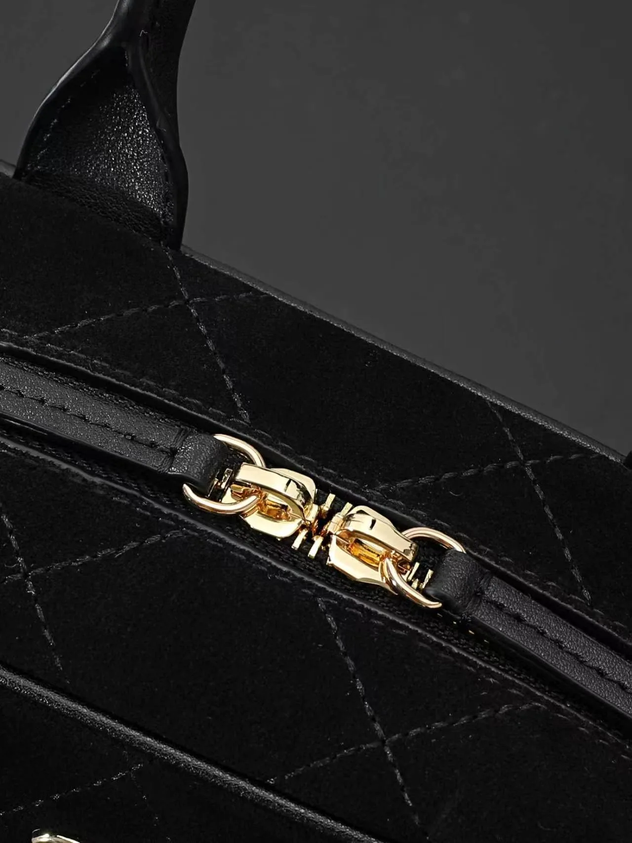 Chanel Quilted Glossy Crossbody Bag in Black · view 6