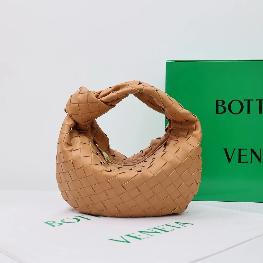 Bottega Veneta Sheepskin Woven Hobo Bag in Tan · view 1