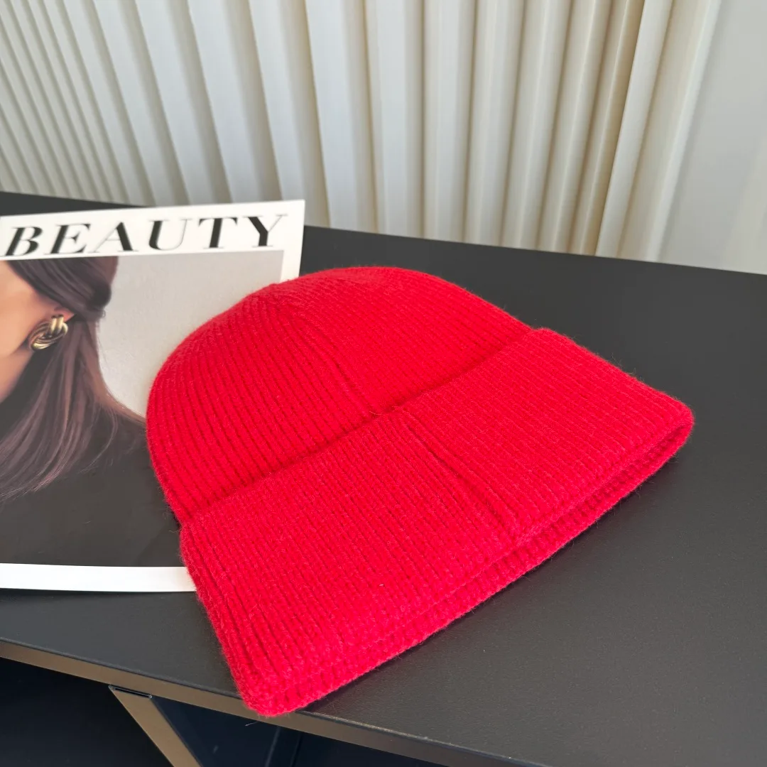 Chrome Hearts Knit Beanie in Red · view 8