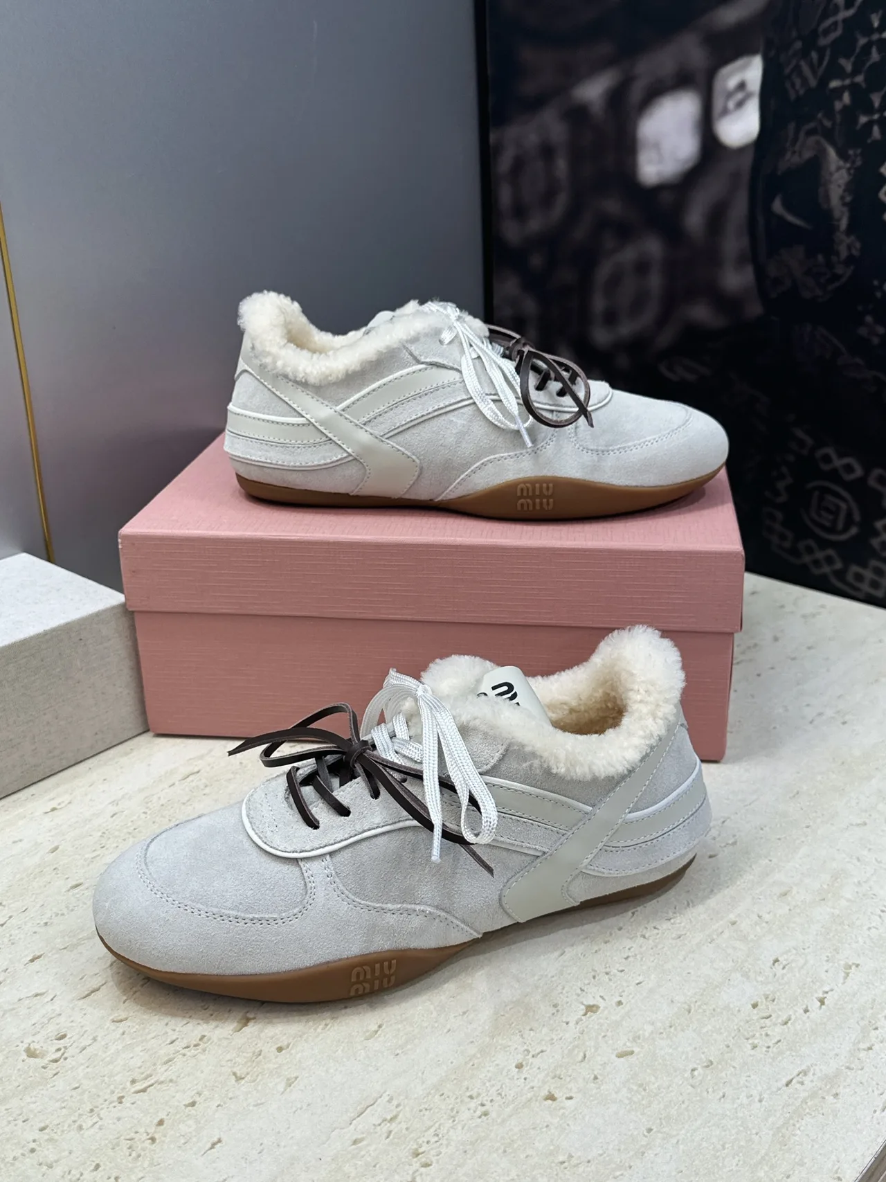Miu Miu Sneakers in Grey · view 4