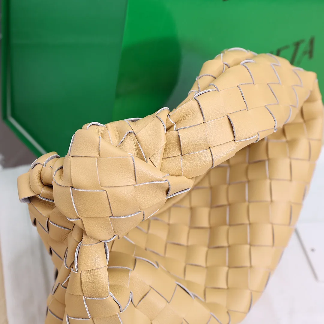 Bottega Veneta Sheepskin Woven Hobo Bag in Tan · view 6