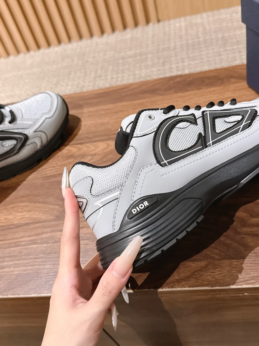 Dior Smooth Sneakers in White · view 8