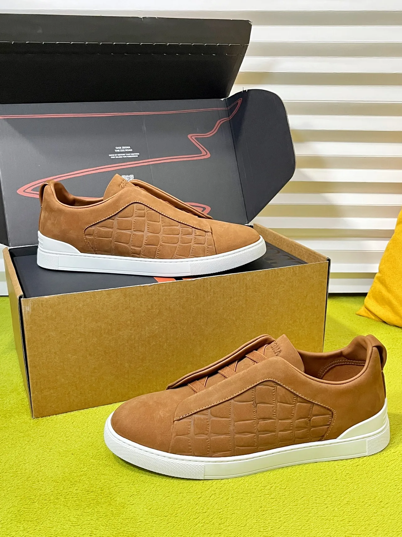 Zegna Sneakers in Brown · view 3