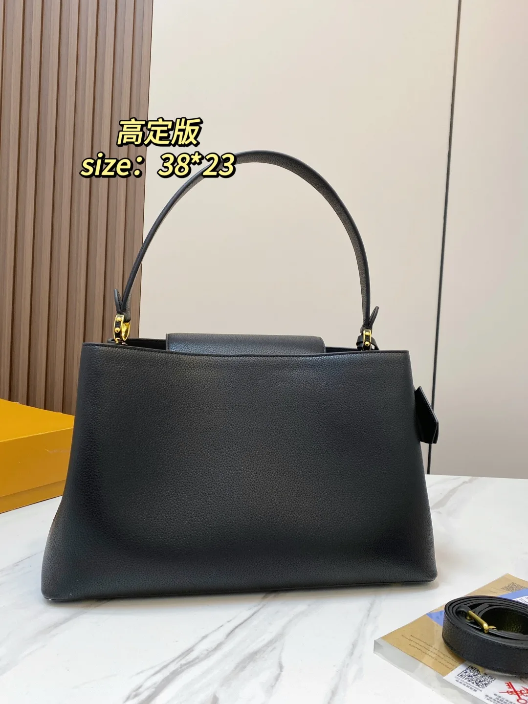 Louis Vuitton Capucines Bag in Black · view 2