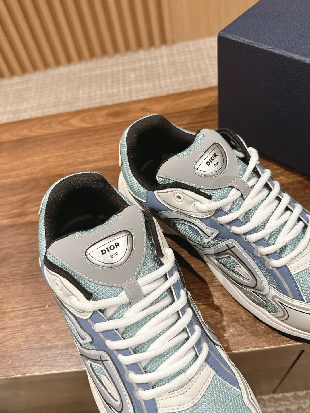 Dior CD Sneakers in Blue · view 6