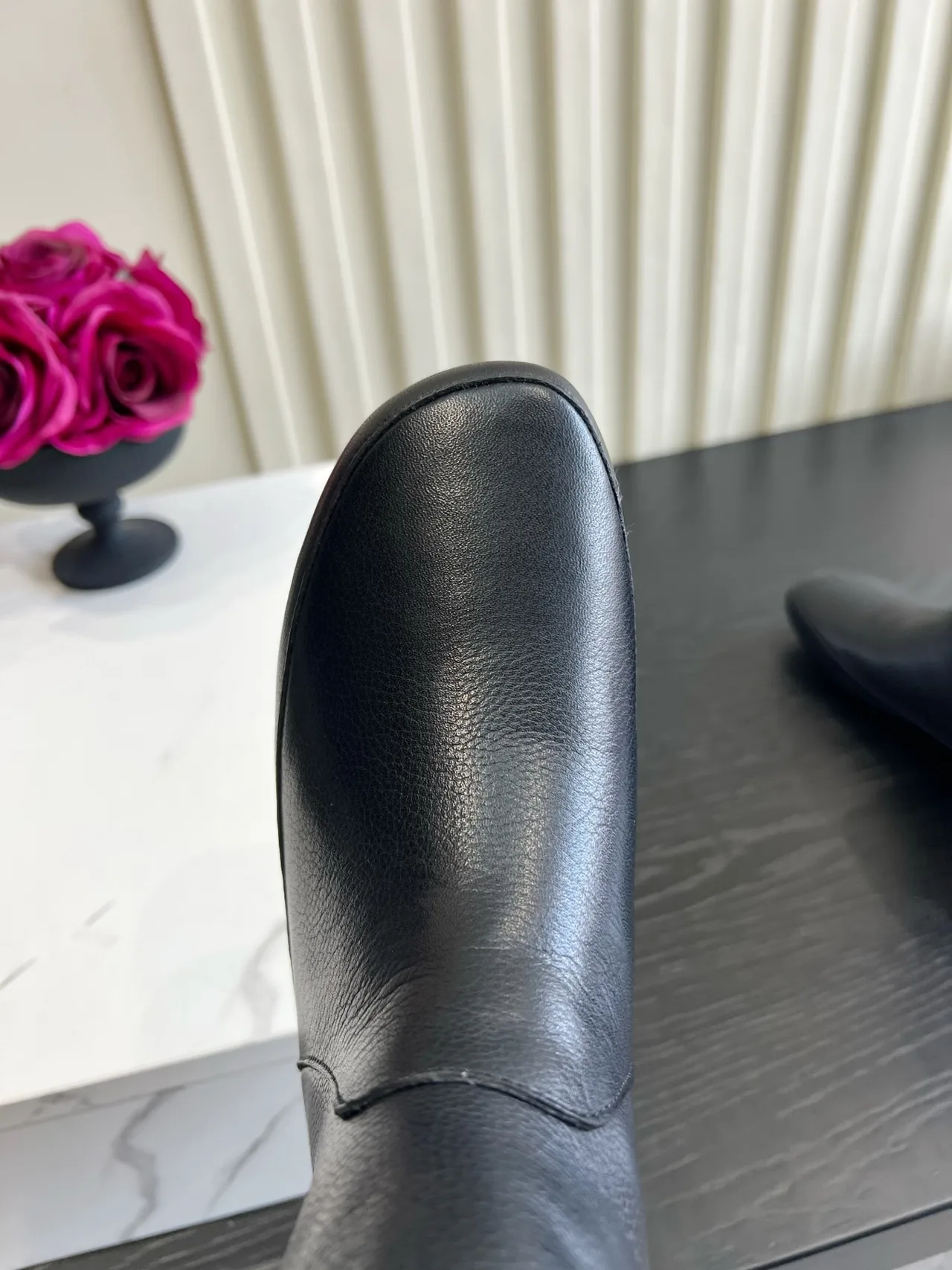 The Row Cowhide Boots in Black · view 6