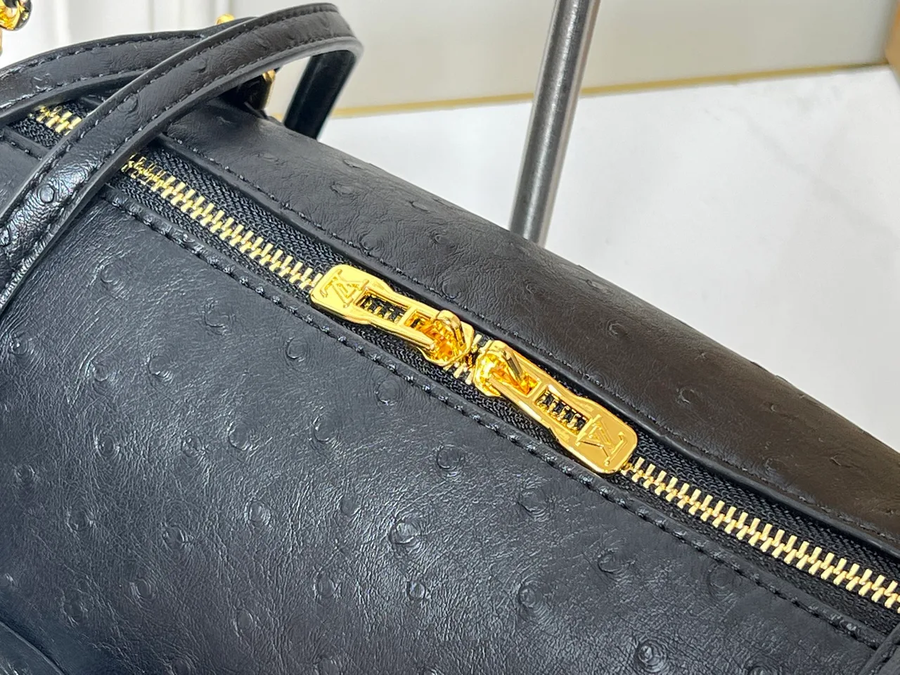 Louis Vuitton Cowhide Smooth Handbag in Black · view 6