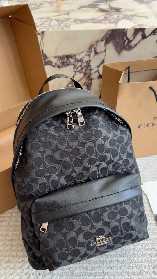 Coach Signature backpack in Blue & Grey · view 4