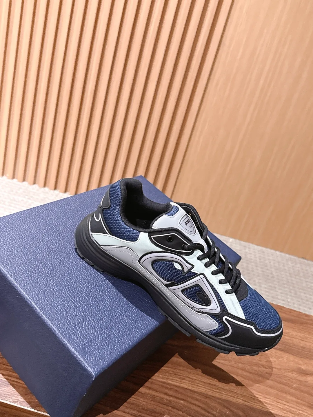 Dior CD Sneakers in Blue · view 3