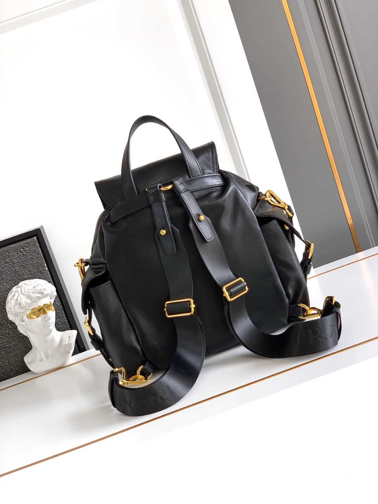 Prada Backpack in Black · view 3