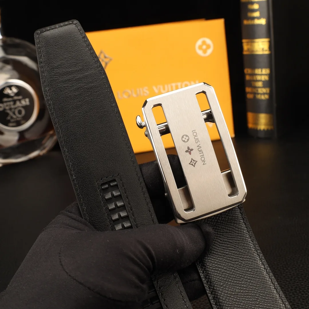 Louis Vuitton Automatic Belt in Black · view 6