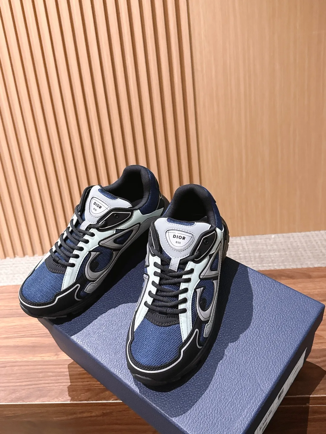 Dior CD Sneakers in Blue · view 4