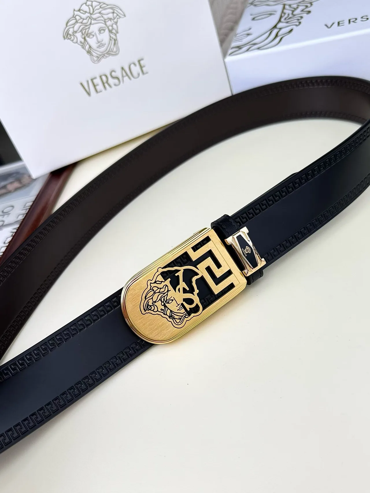 Versace Belt in Black · view 7