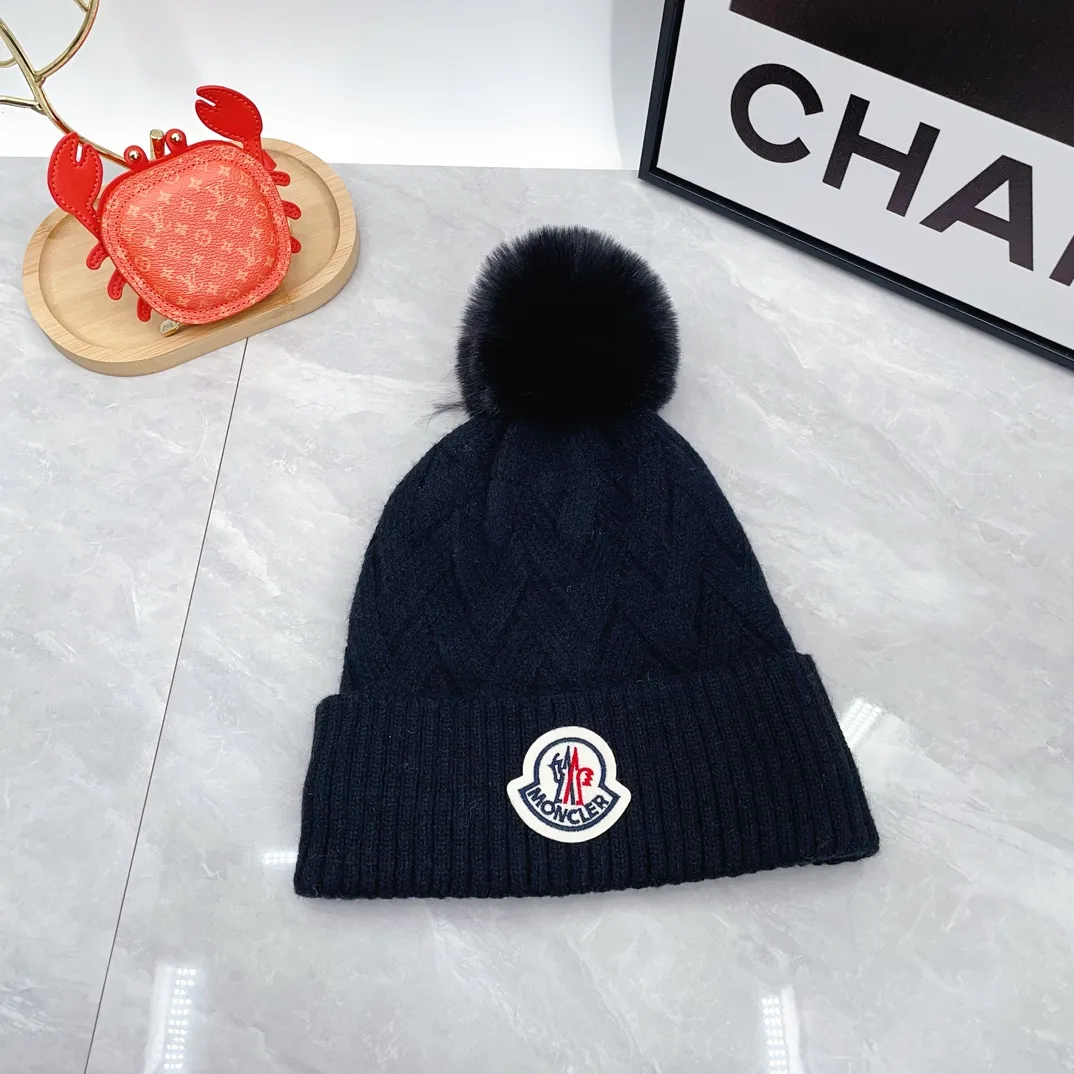 Moncler Wool Hat Scarf and Gloves Set in Blue · view 5