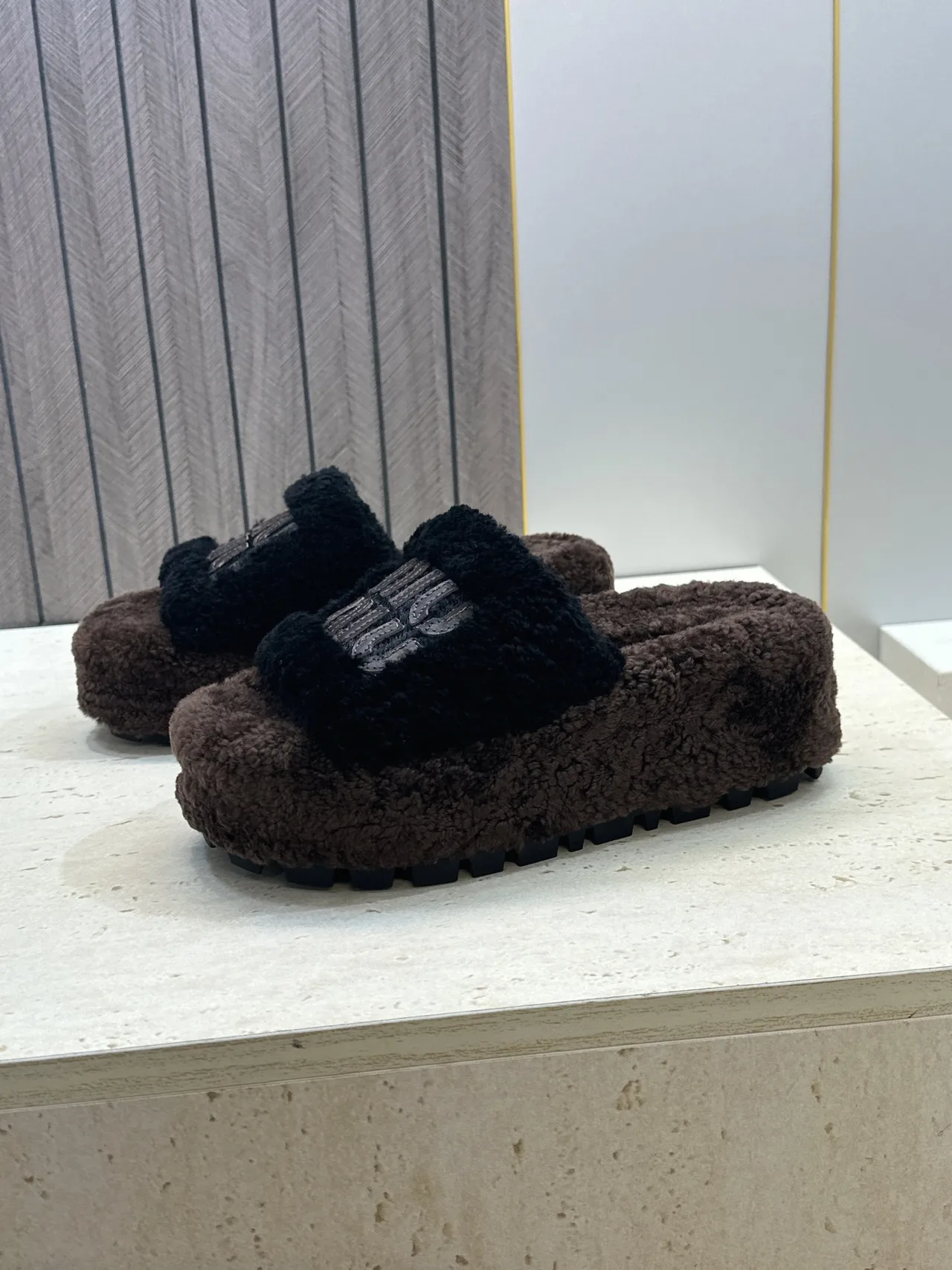 Miu Miu Slippers in Brown · view 4