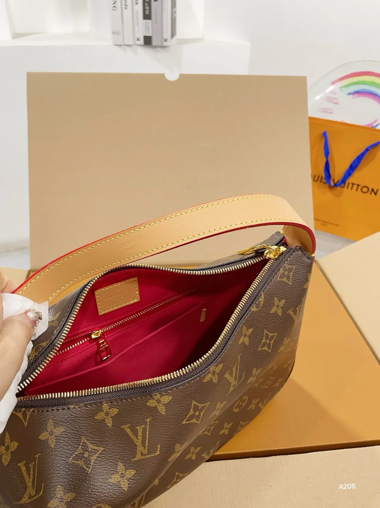 Louis Vuitton Sully Hobo Bag in Brown · view 7