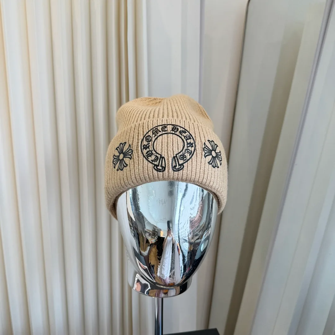Chrome Hearts Beanie in Beige · view 3