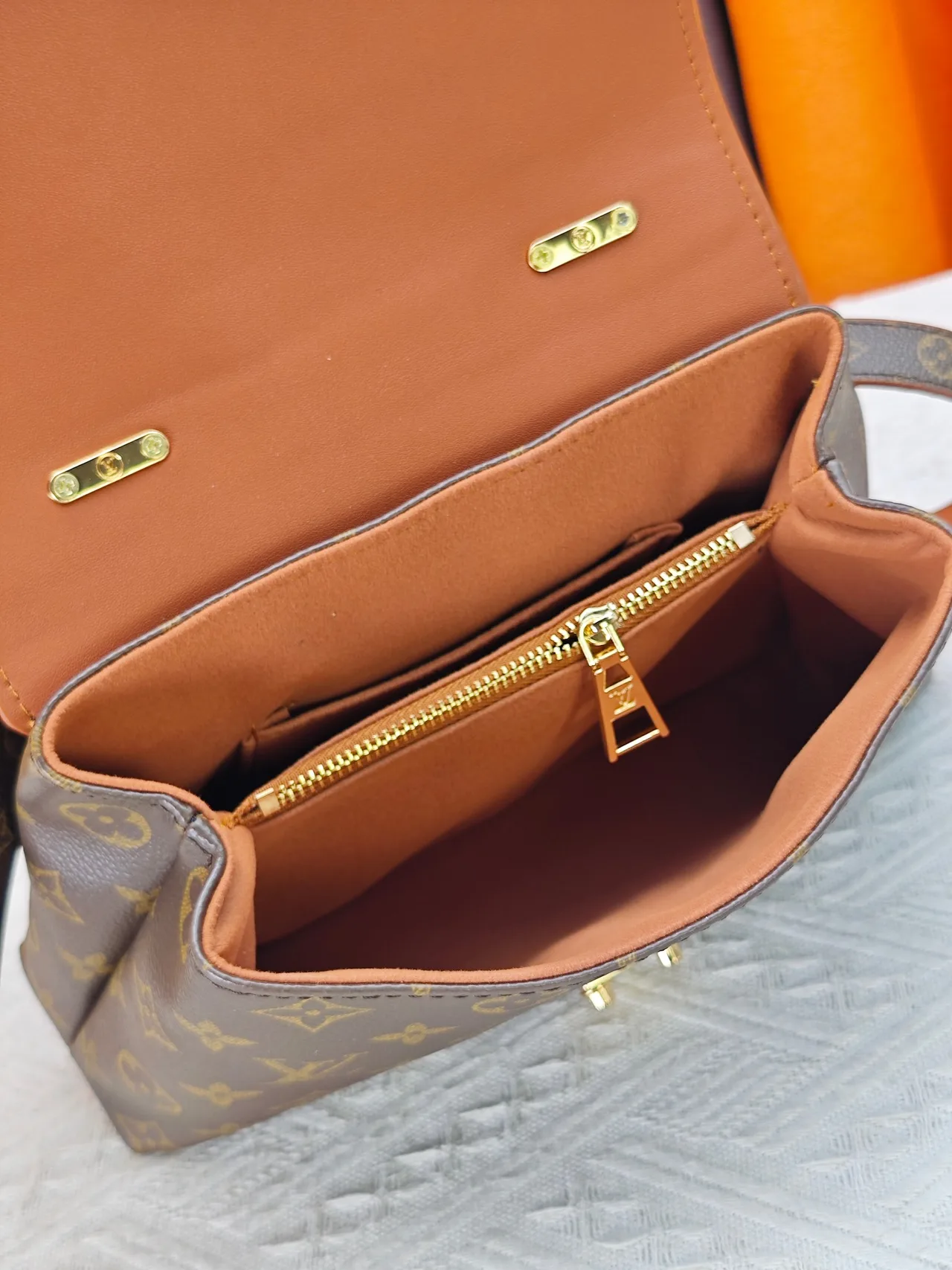 Louis Vuitton Canvas Madeleine BB Handbag in Brown · view 9