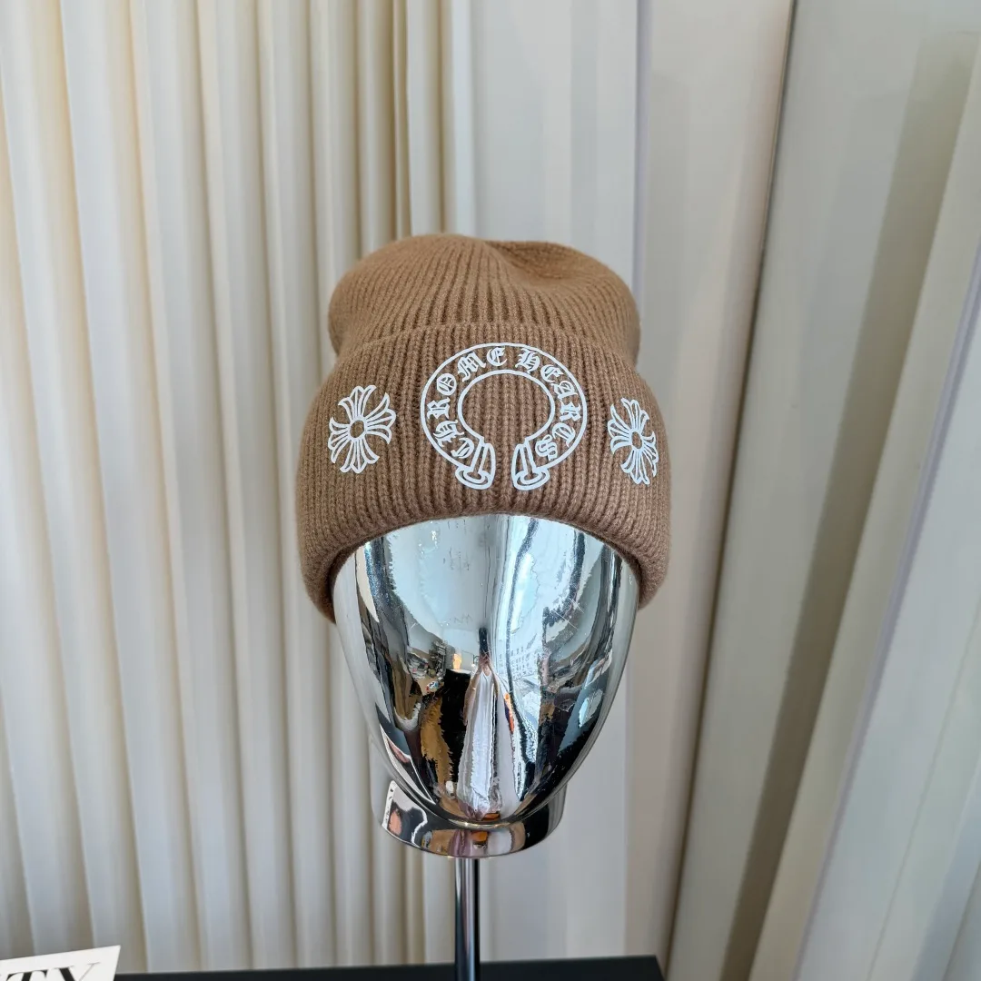 Chrome Hearts Beanie in Brown · view 3