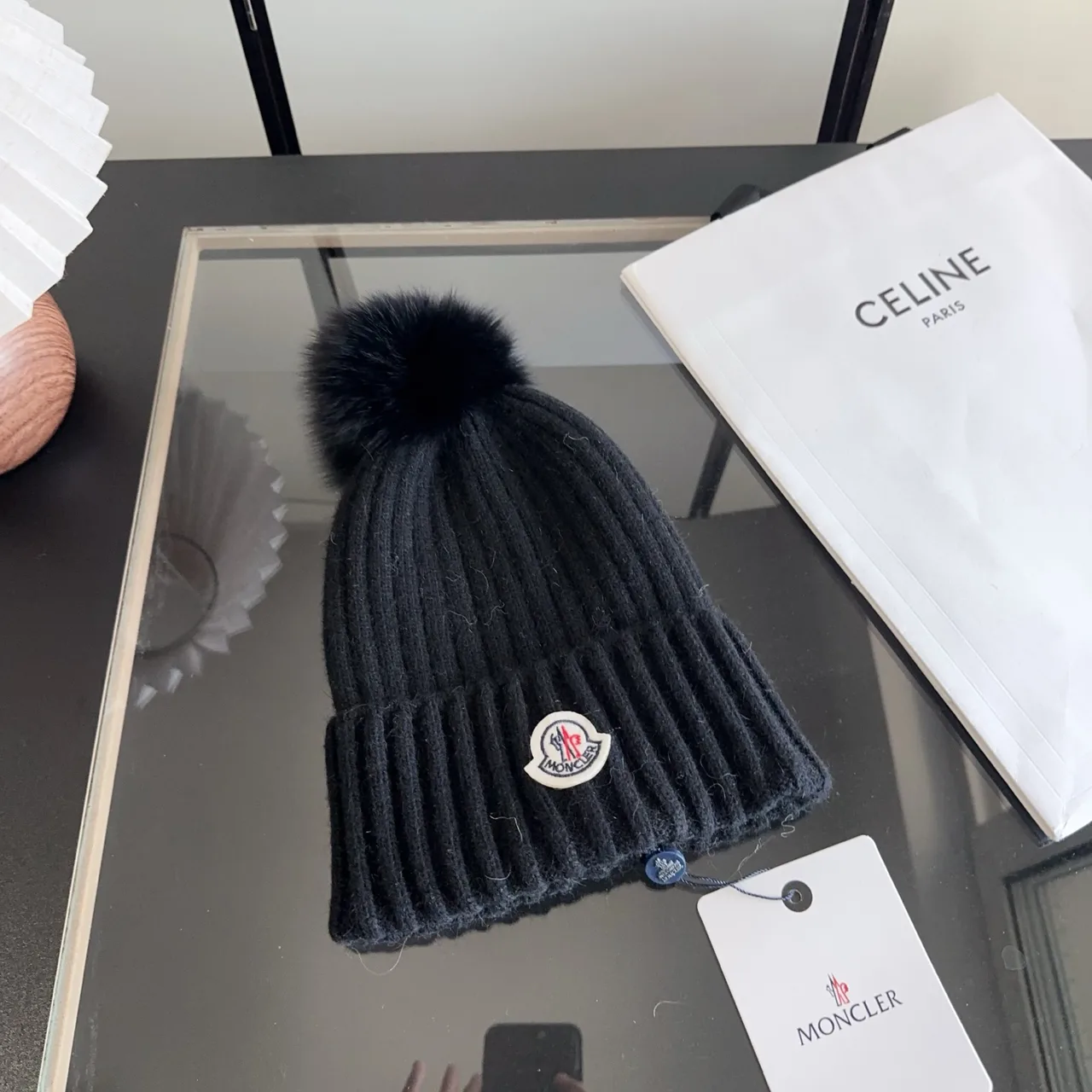 Moncler Beanie in Black · view 1