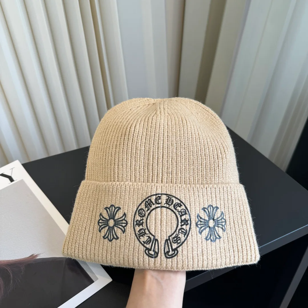 Chrome Hearts Beanie in Beige · view 5