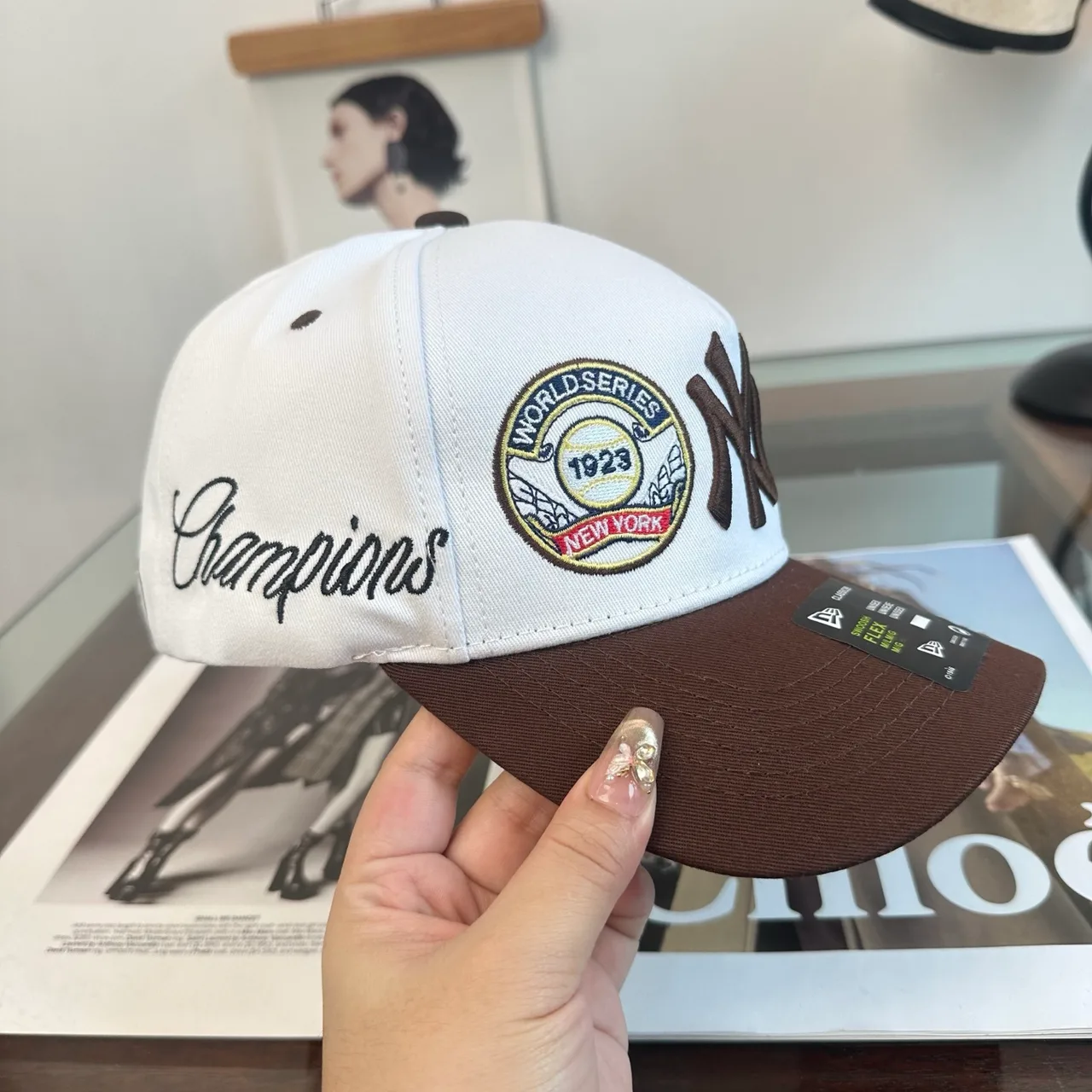 New Era Baseball Cap in White · view 6