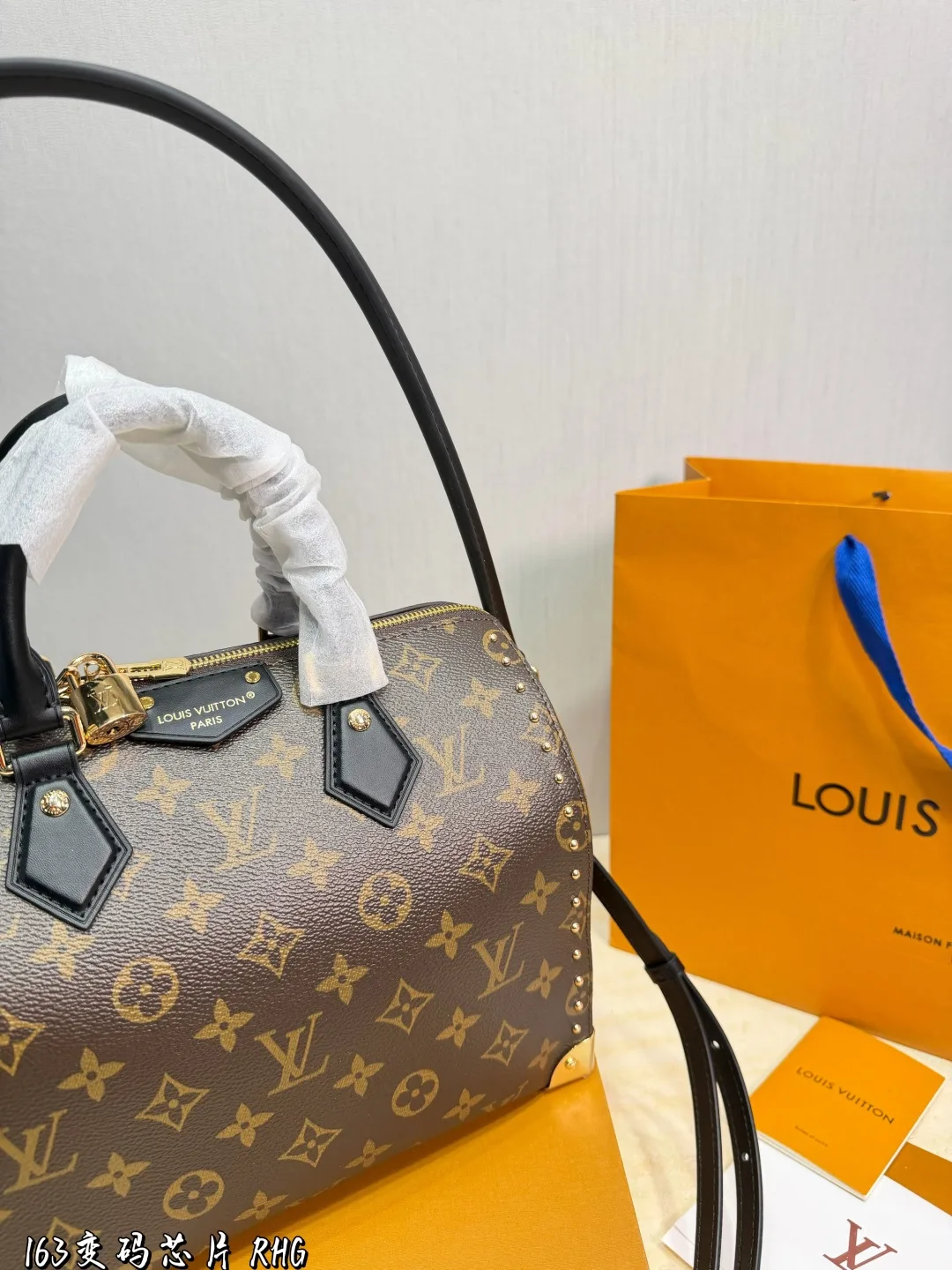 Louis Vuitton Cowhide Canvas Top-Handle Bag in Brown · view 6