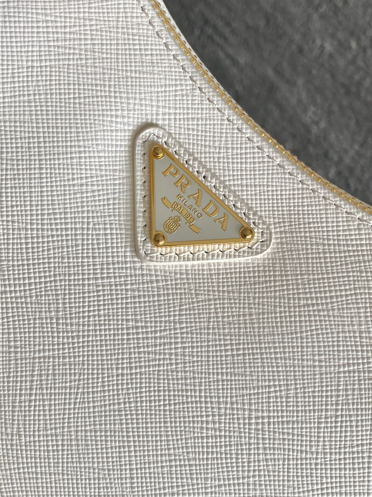 Prada Smooth Hobo Bag in White · view 5