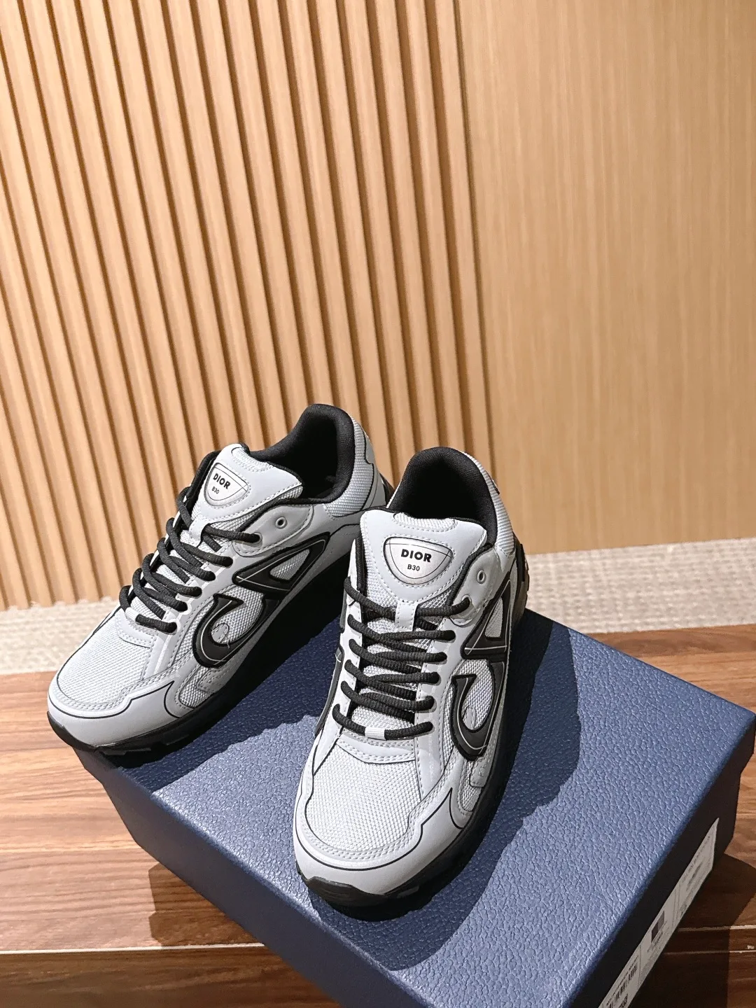 Dior Smooth Sneakers in White · view 3