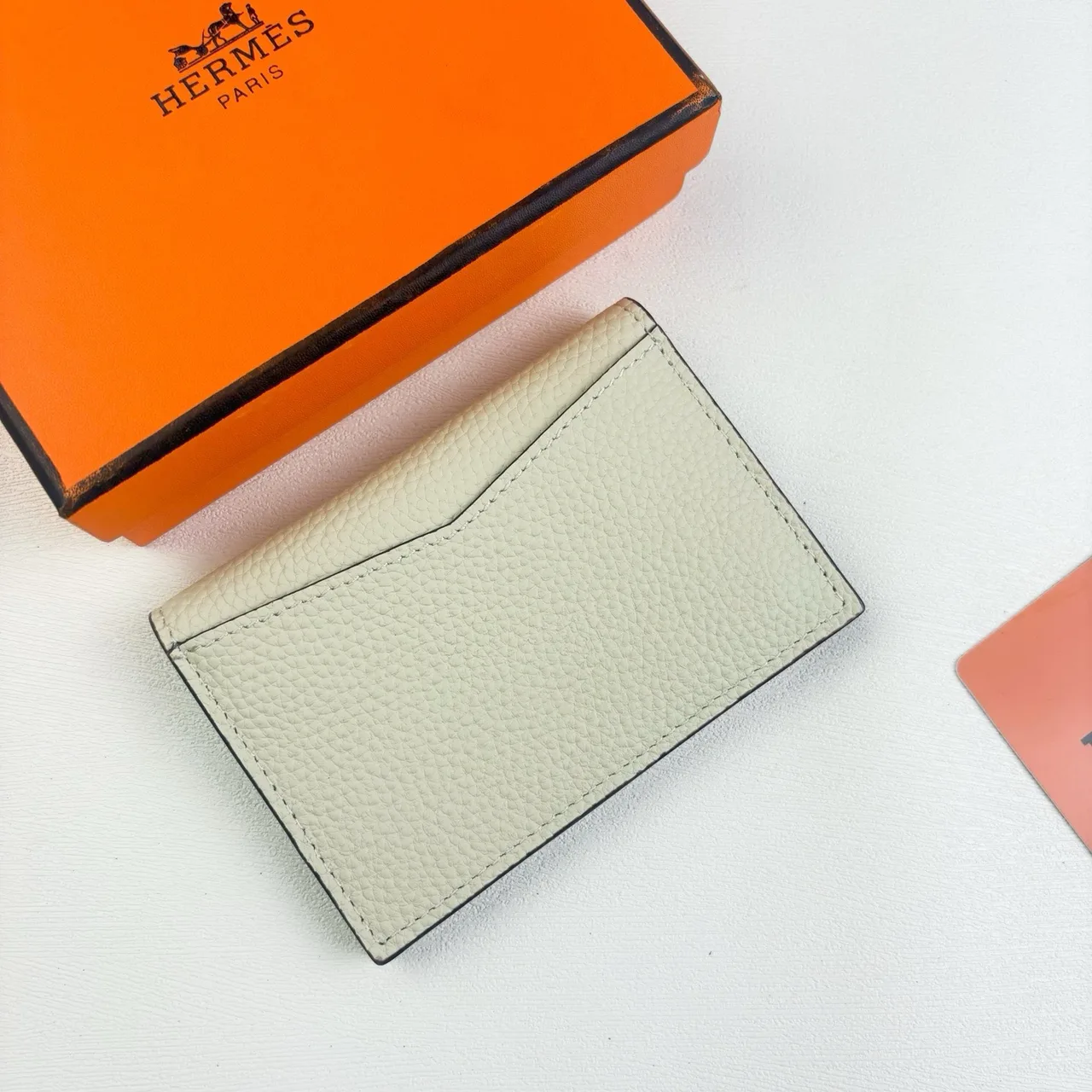 Hermes Wallet in Brown & Grey · view 4