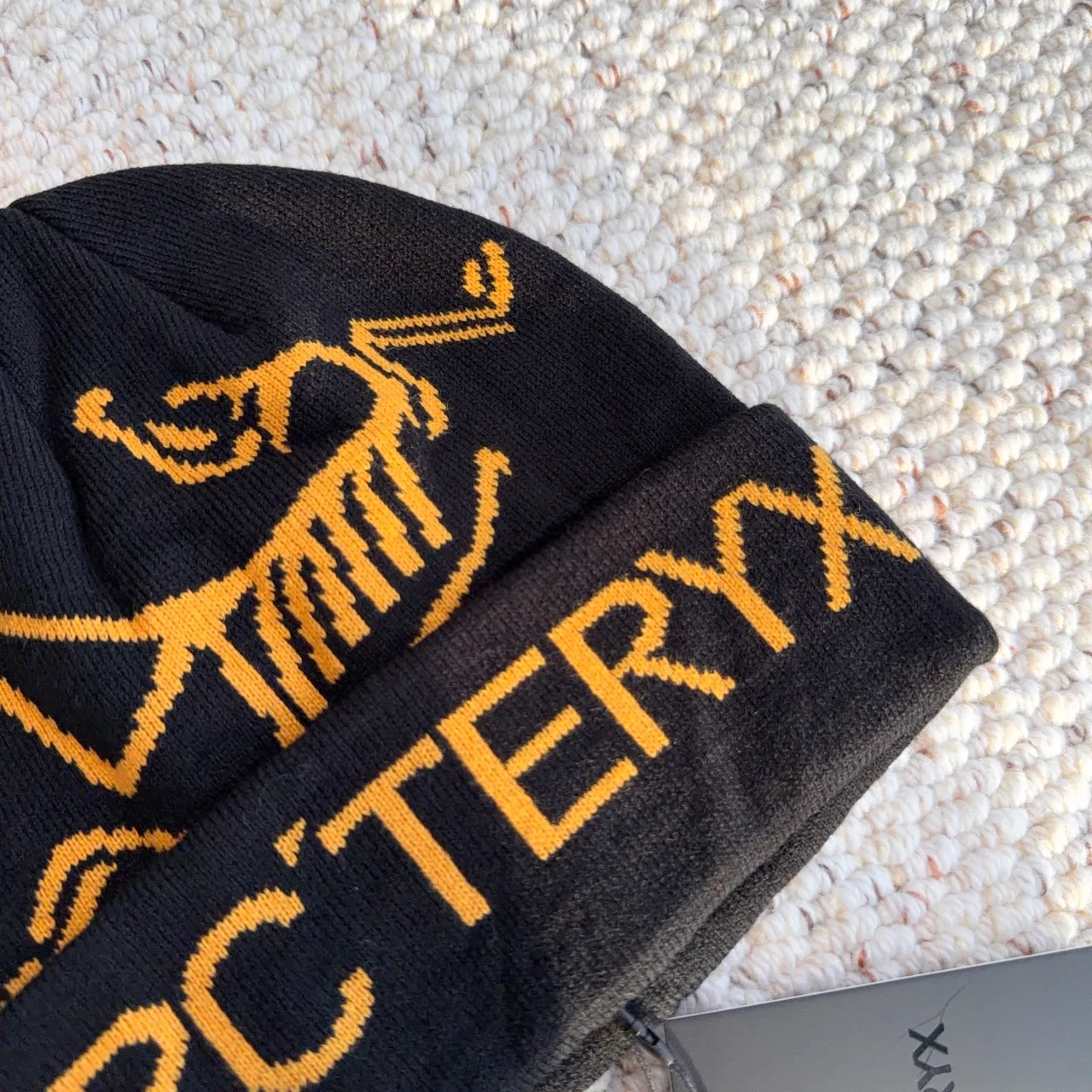Arcteryx Logo Beanie in Black · view 8