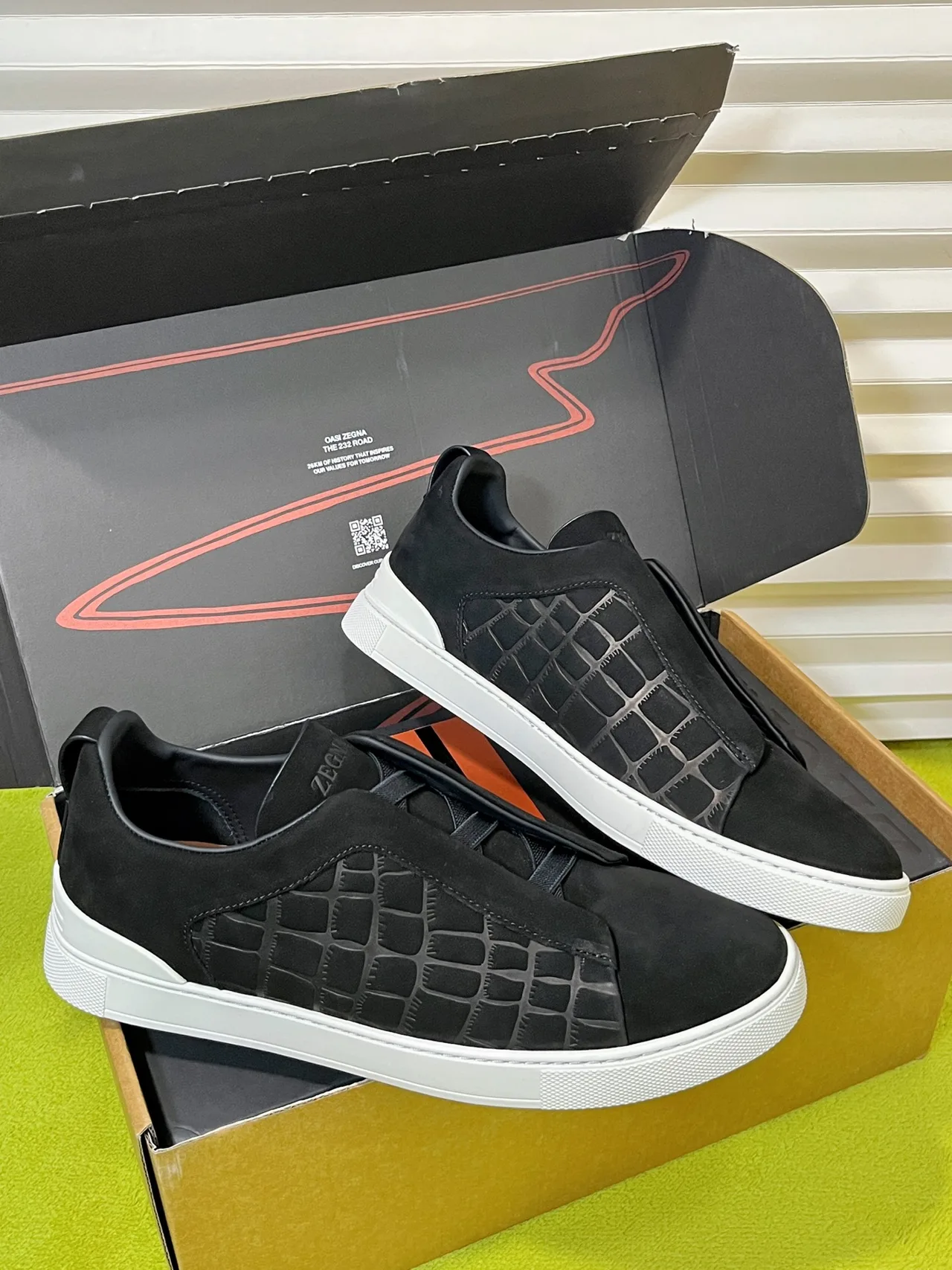 Zegna Sneakers in Black · view 5