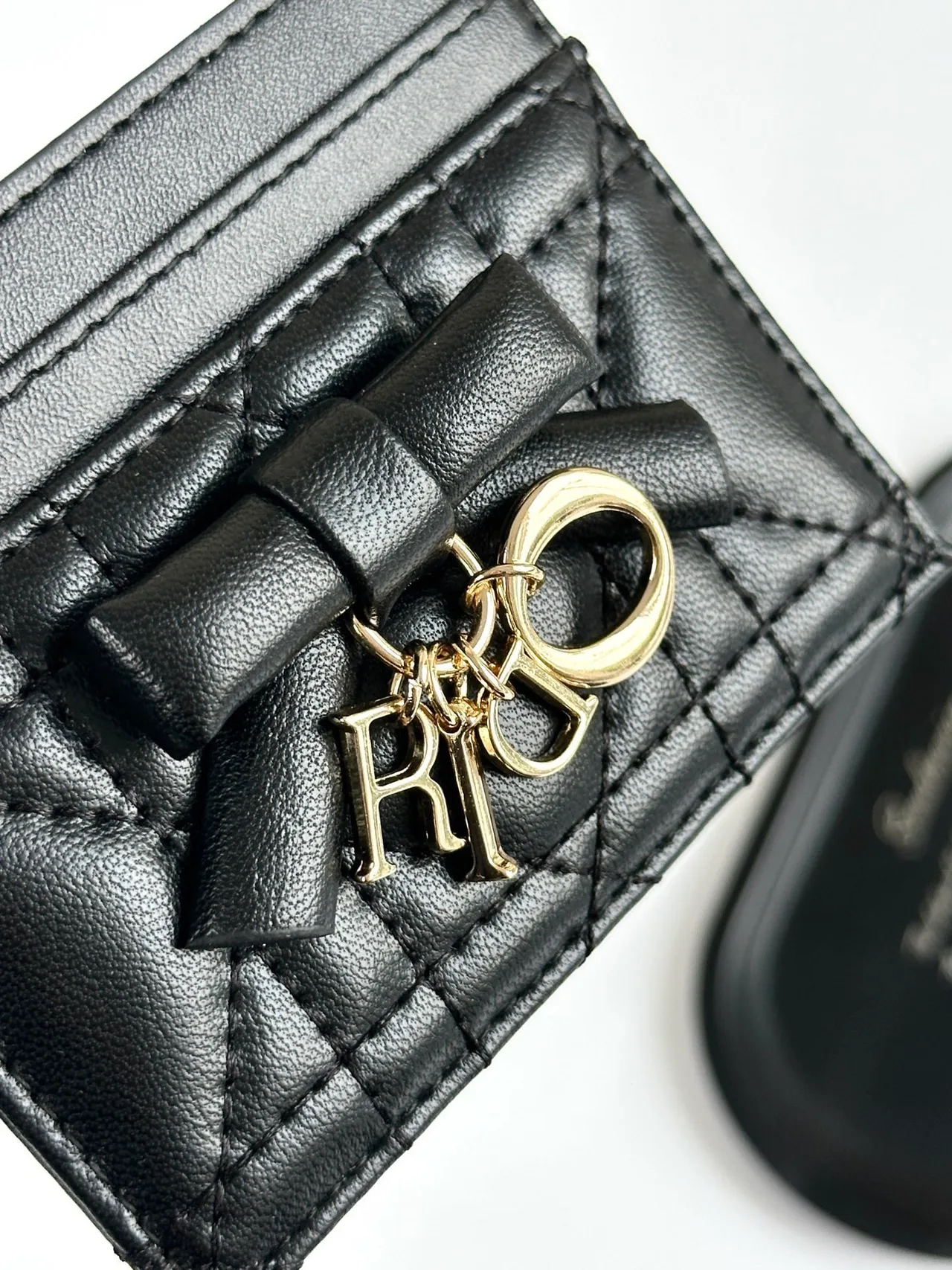 Dior Calfskin Cardholder in Black · view 6