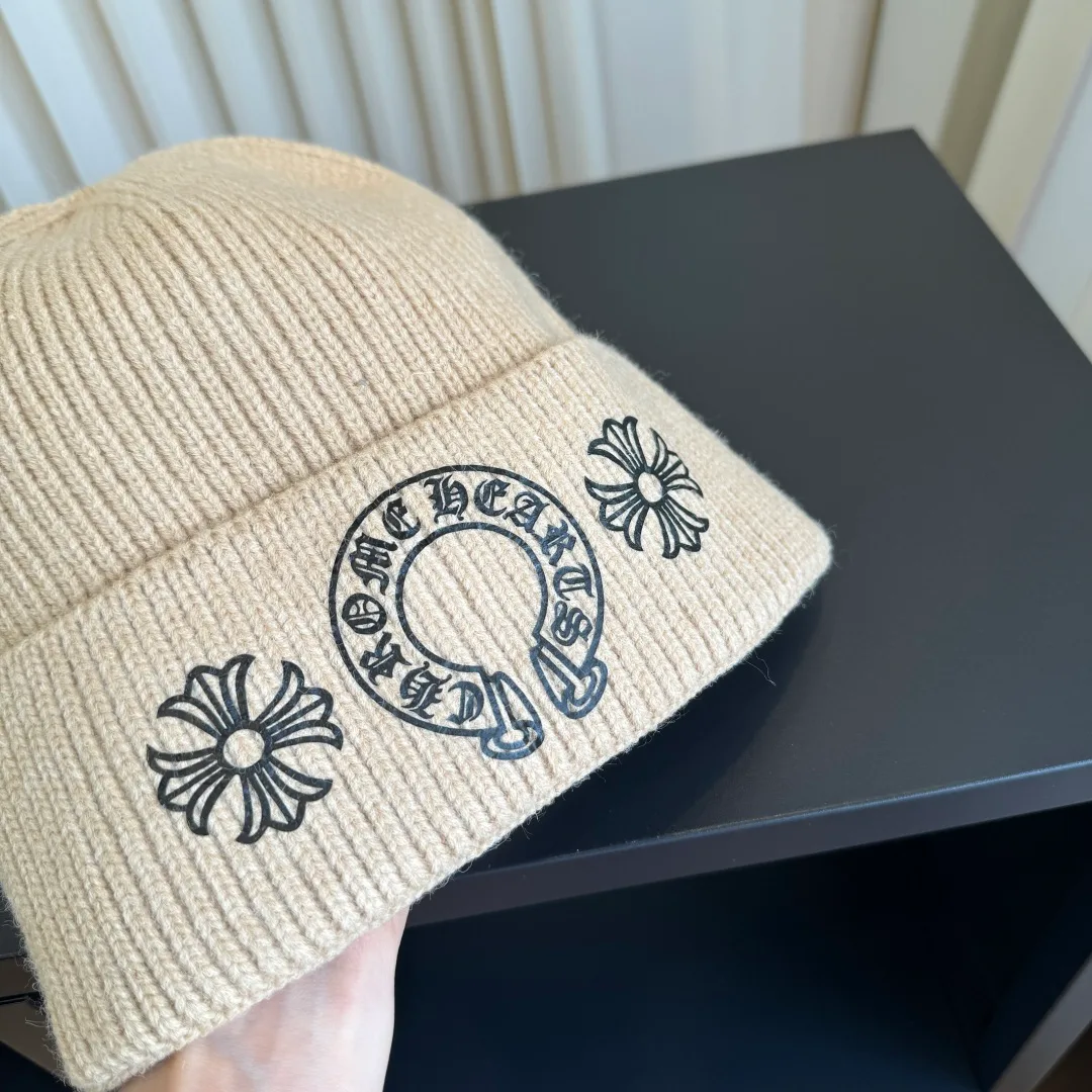Chrome Hearts Beanie in Beige · view 6