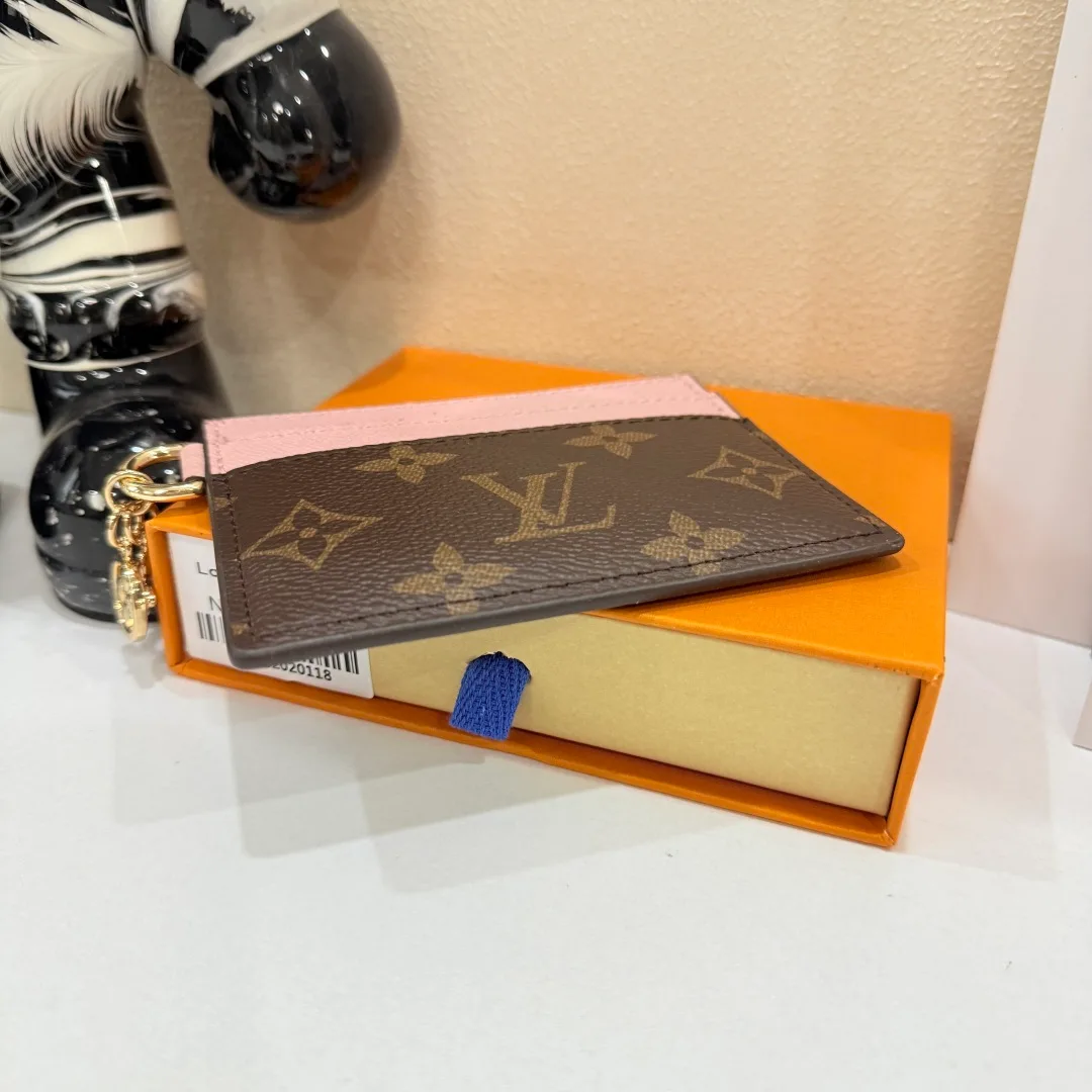 Louis Vuitton Charm Cardholder in Brown & White & Black · view 4