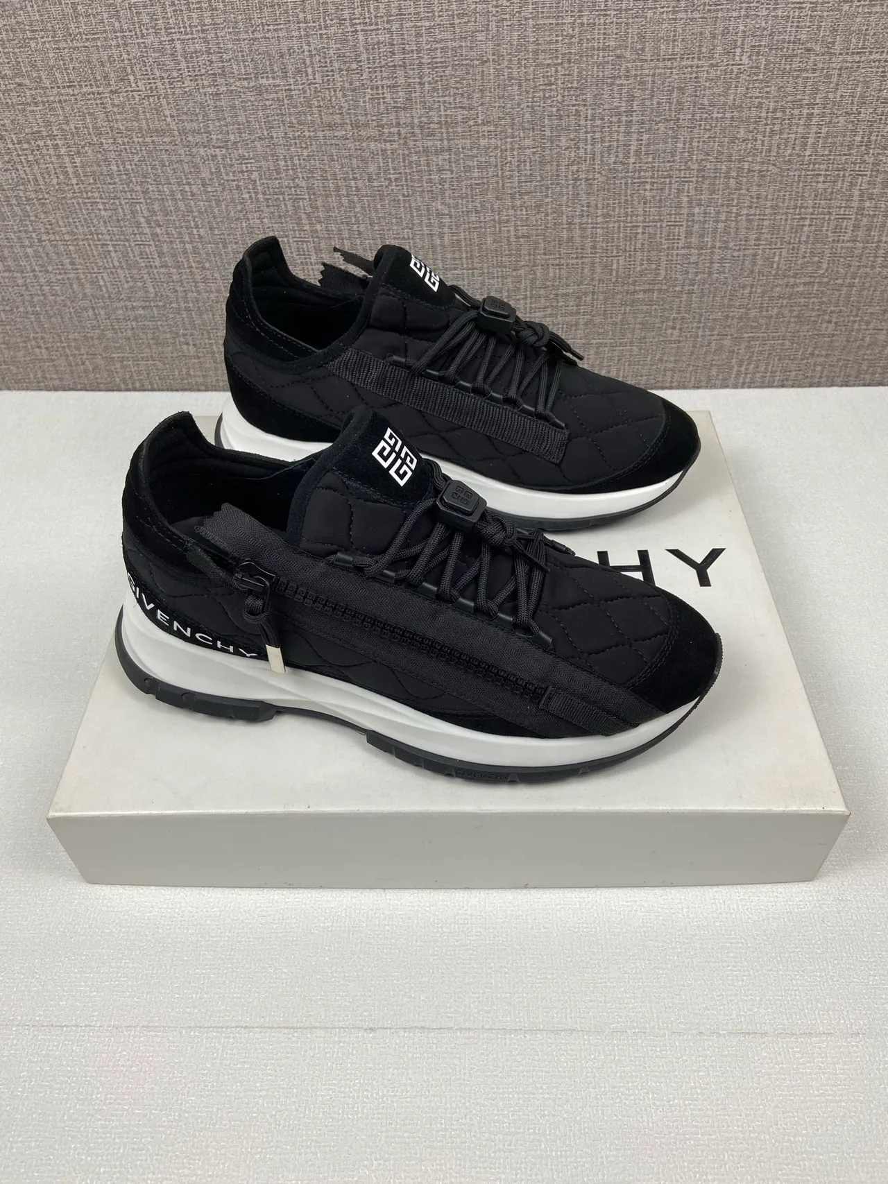 Givenchy Quilted Sneakers in Black · view 3