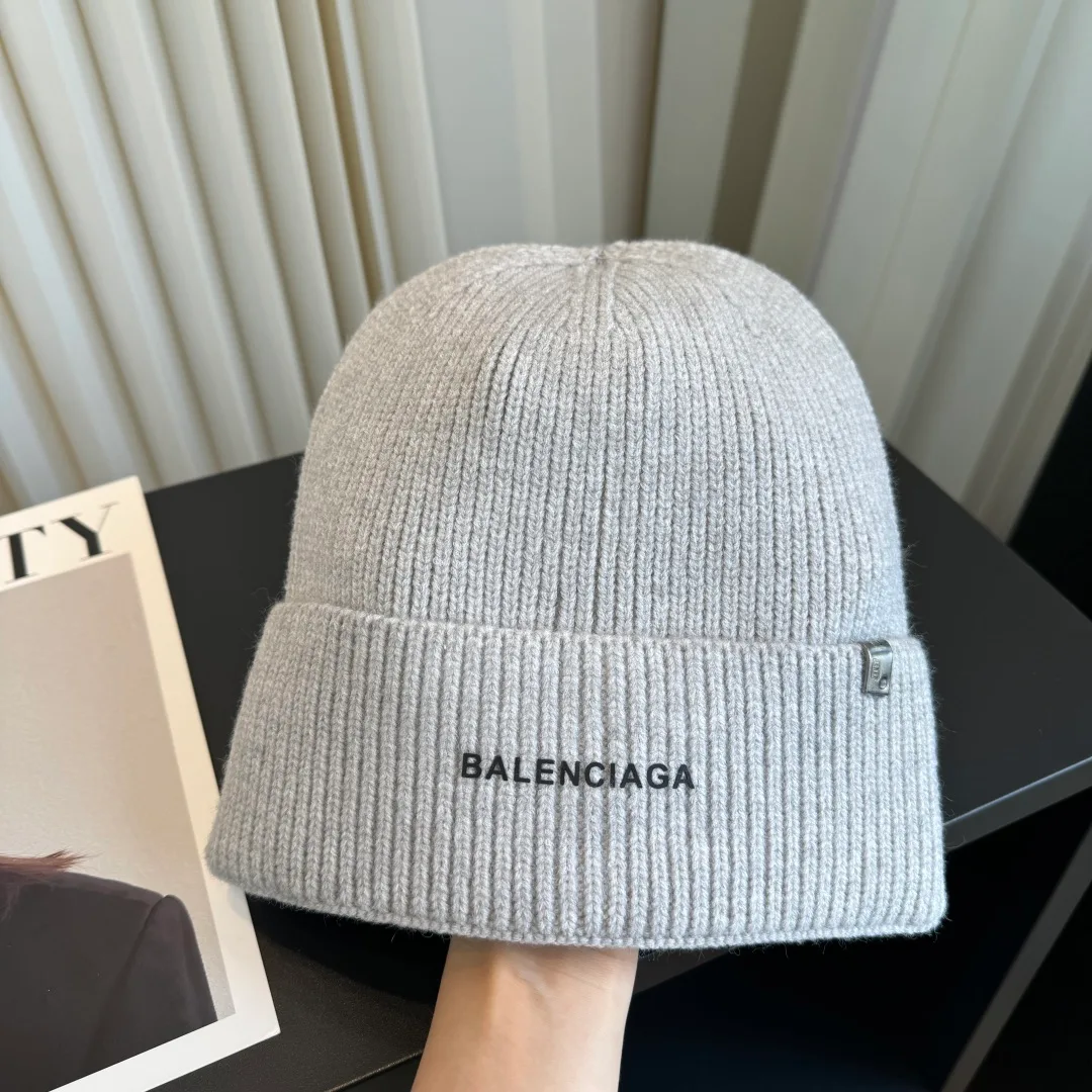Balenciaga Beanie in Grey · view 4