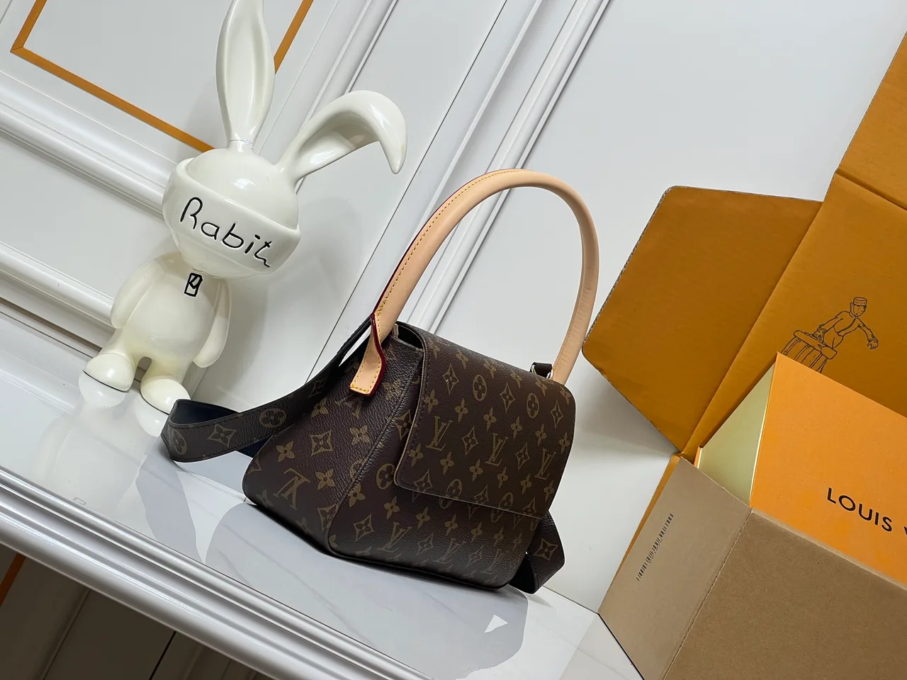 Louis Vuitton Monogram Hobo Bag in Brown · view 2