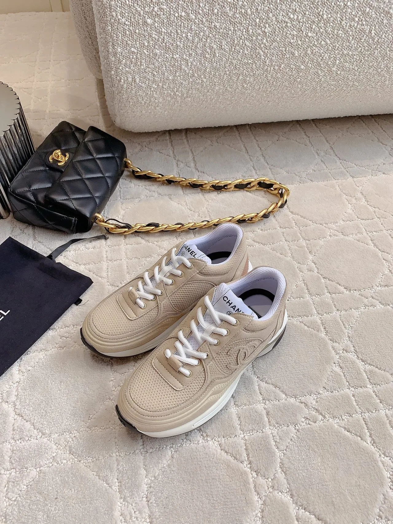 Chanel Sneakers in Beige · view 2