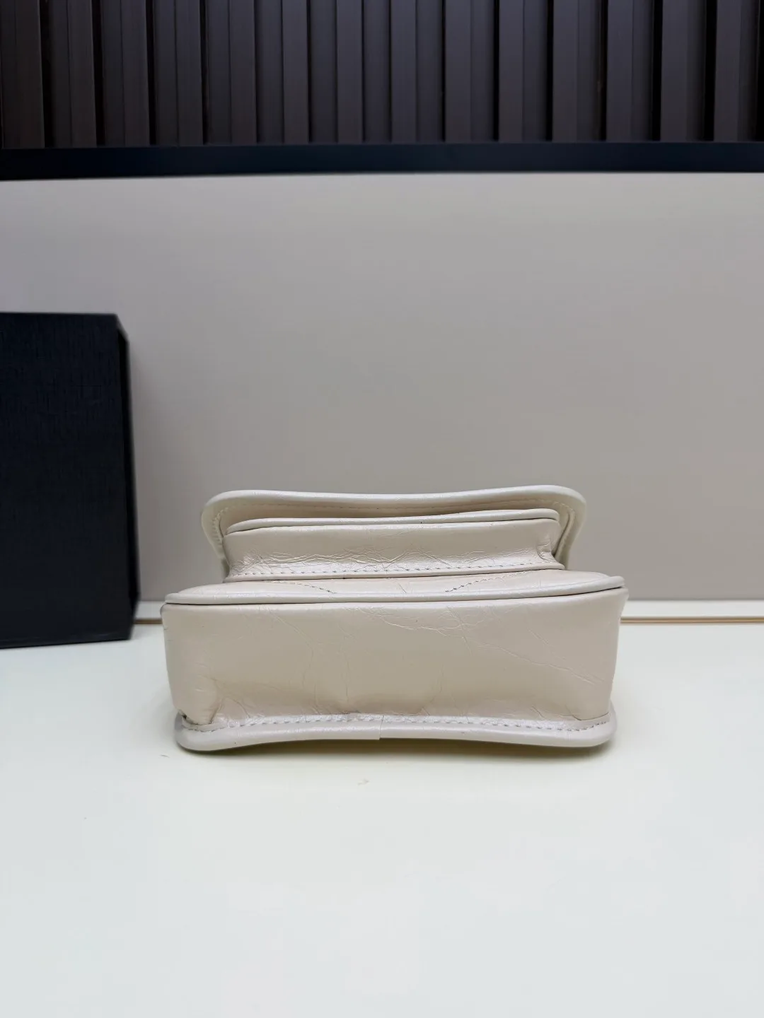 Saint Laurent Sheepskin Shoulder Bag in Beige · view 5